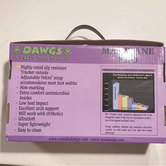 Dawgs Women’s Pro Casual Round Toe Comfort Black/Pink Mary Janes Shoes Size 7 - Picture 8 of 8